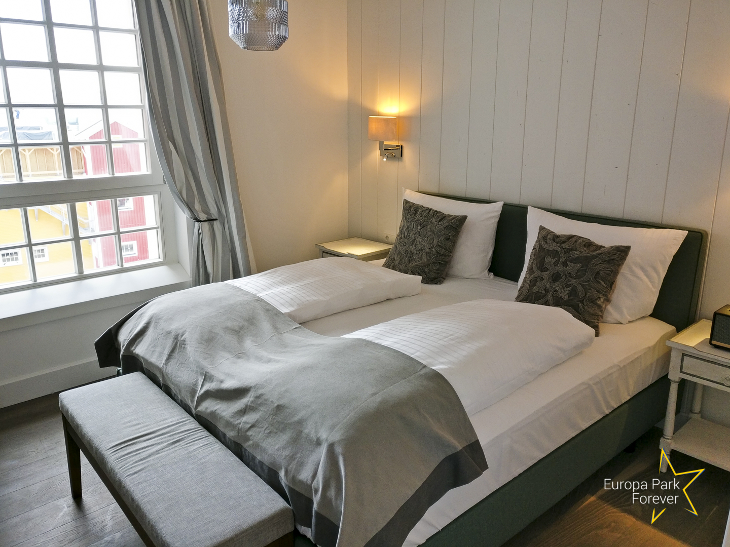 ...avec ici sa chambre à l'étage.