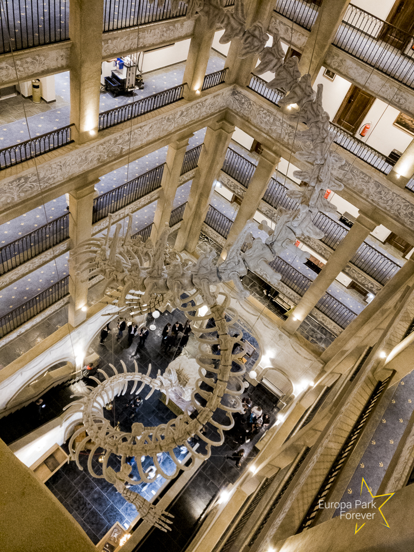 Du septième étage, la vue est vertigineuse.