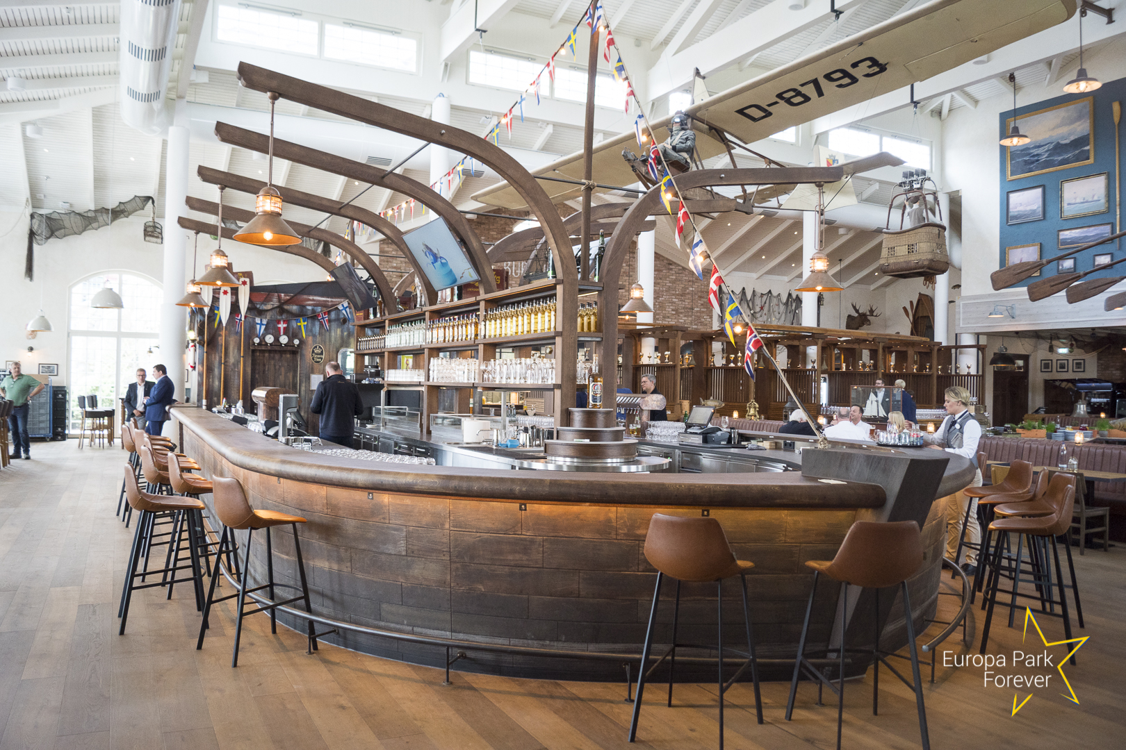 La bateau bar du restaurent Buba Svens.