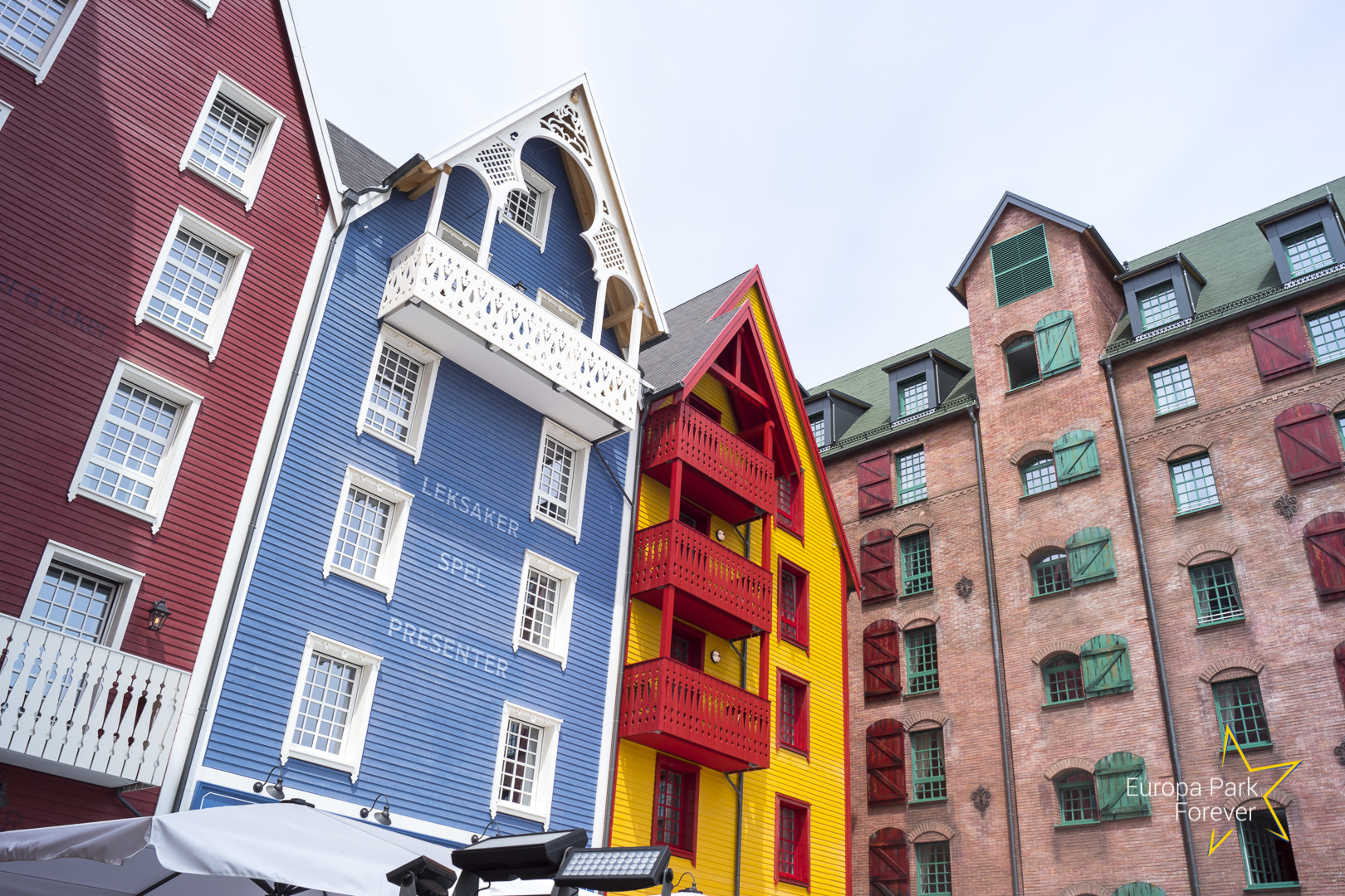 Les façades colorées vous ferons oublier que vous êtes en Allemagne !